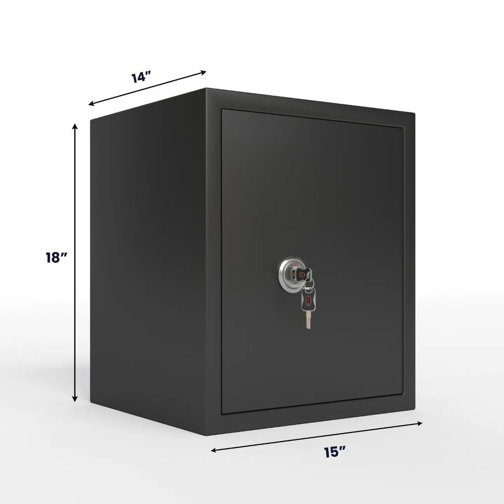 Safe Locker-18"15"15" - Color: Gray