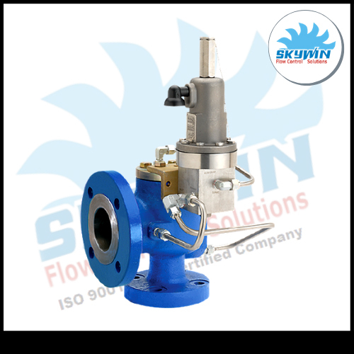 25 X 50 Mm Pilot Operated Safety Relief Valve - Color: Blue