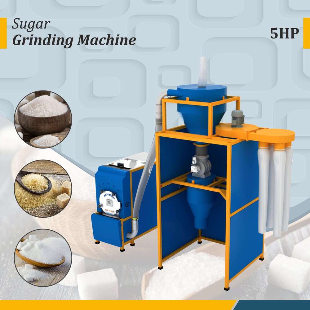5HP Heavy Duty Sugar Powder Grinding Plant