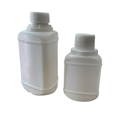 Triangle Shape Hdpe Bottle For Pesticides - Color: White