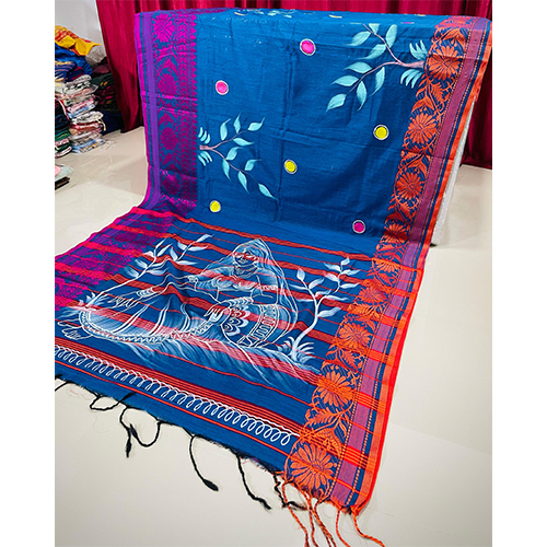 Handprint Sarees - Color: Multicolor