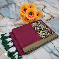 Par Contras Sarees With Kalamkai Blouse Pich - Color: Multicolor