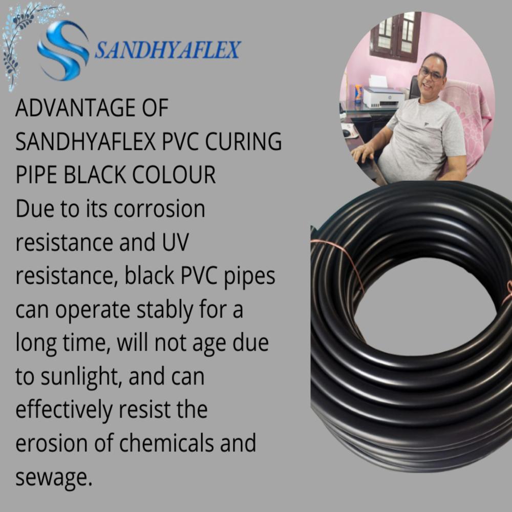 PVC Curing Pipe Black