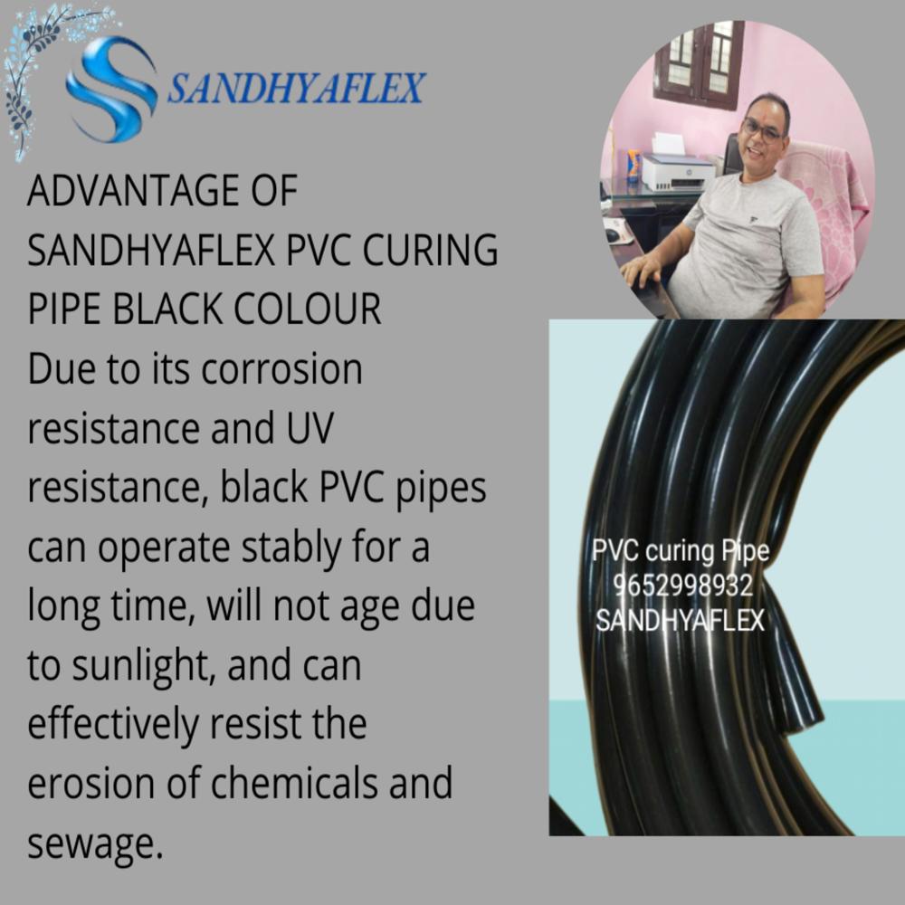 PVC Curing Pipe Black