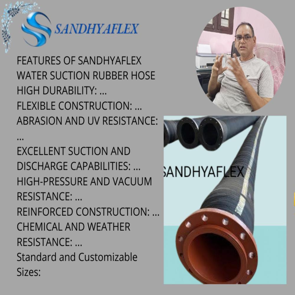 Water Suction & Discharge Rubber Hose 