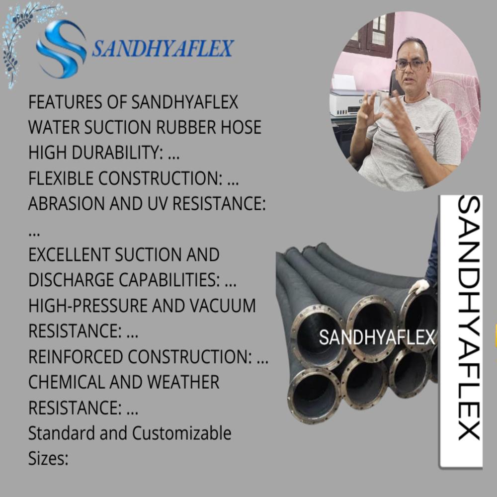 Water Suction & Discharge Rubber Hose 