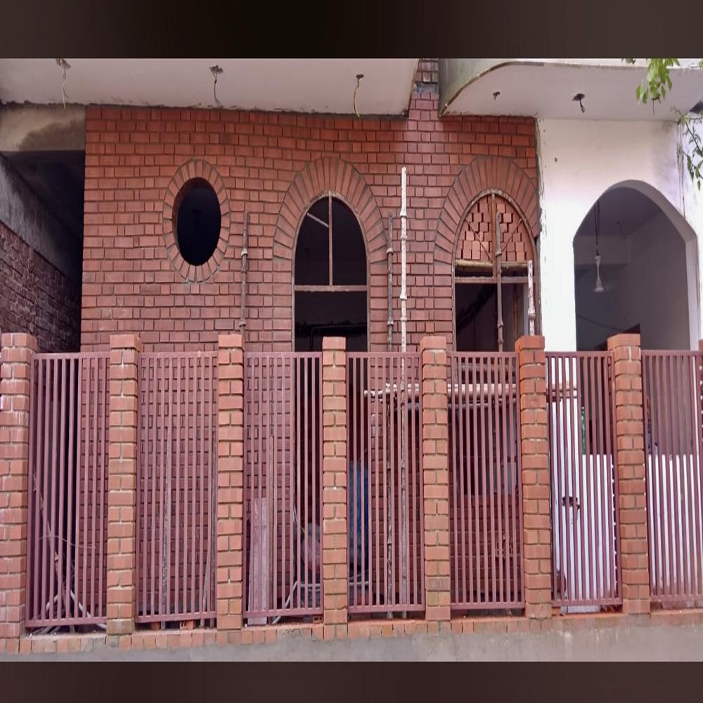 Bricks installation