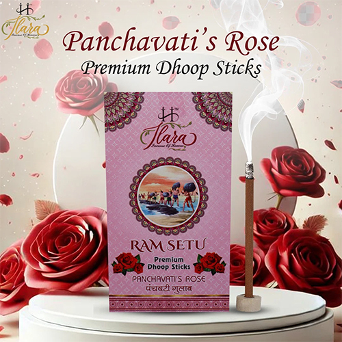 Panchvatis Rose 20 Dhoop Sticks - Burning Time: 30 Minutes