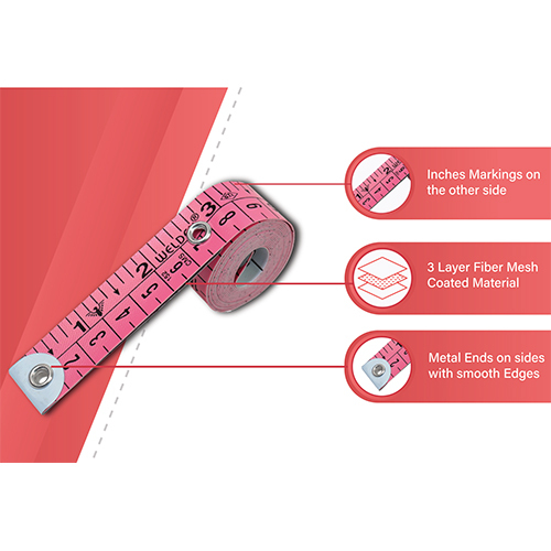 Welden Cloth Measuring Tape, Premium Tailor Inch Tape For Body Measurement And Sewing - Color: As Per Availability