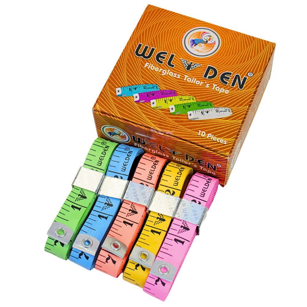Welden Inch Tape, Tailor Measuring Tape, Fiberglass Tape Measure For Sewing And Body Measurement 1535 - Color: As Per Availability