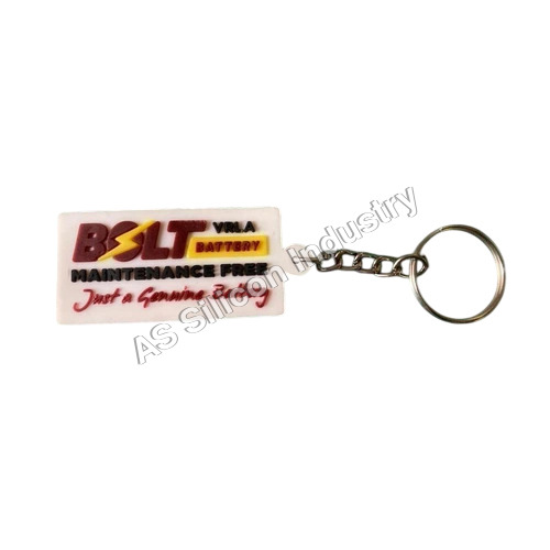 5inch Silicone Rubber Keychain