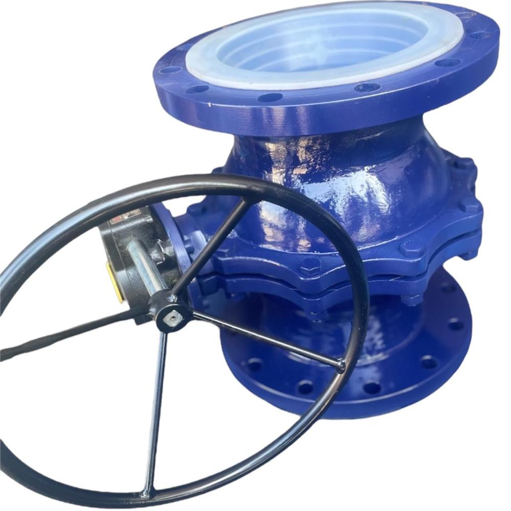 PTFE फुल पोर्ट लाइंड बॉल वाल्व