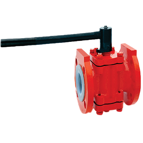 Non Jacketed Lined Plug Valve - Color: As Per Availability