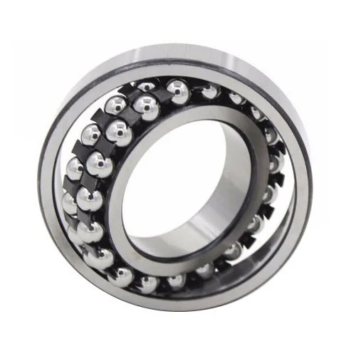 Round Self Aligning Ball Bearing - Color: Silver