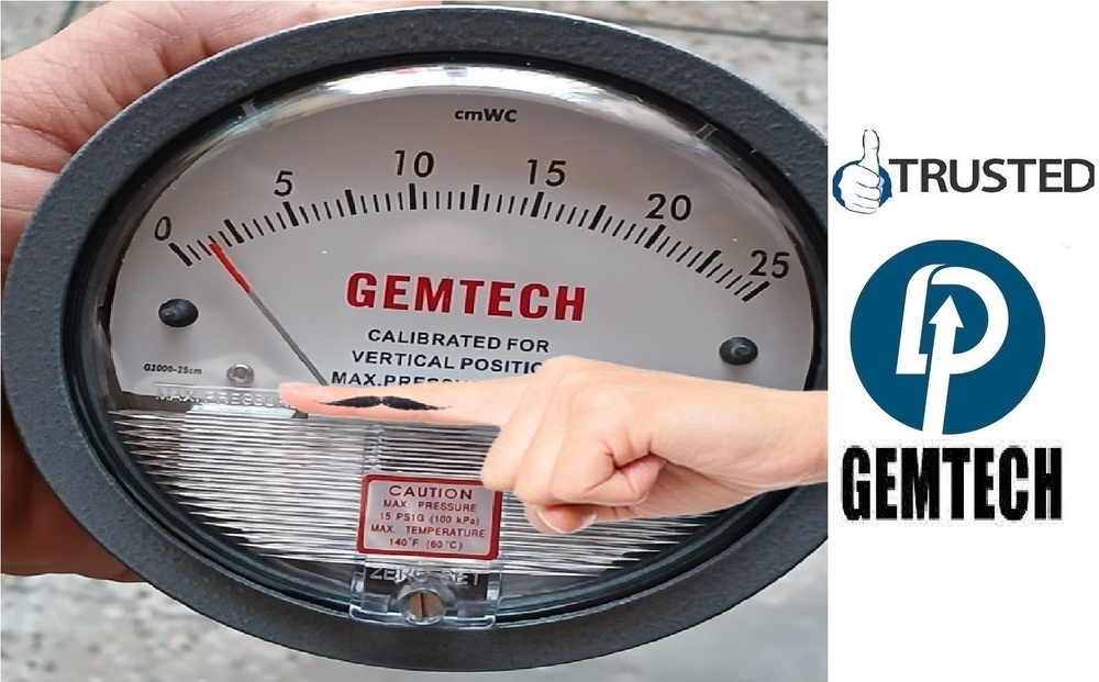 GEMTECH DIFFERENTIAL PRESSURE GAUGE JHARKHAND INDUSTRIAL AREA INDIA