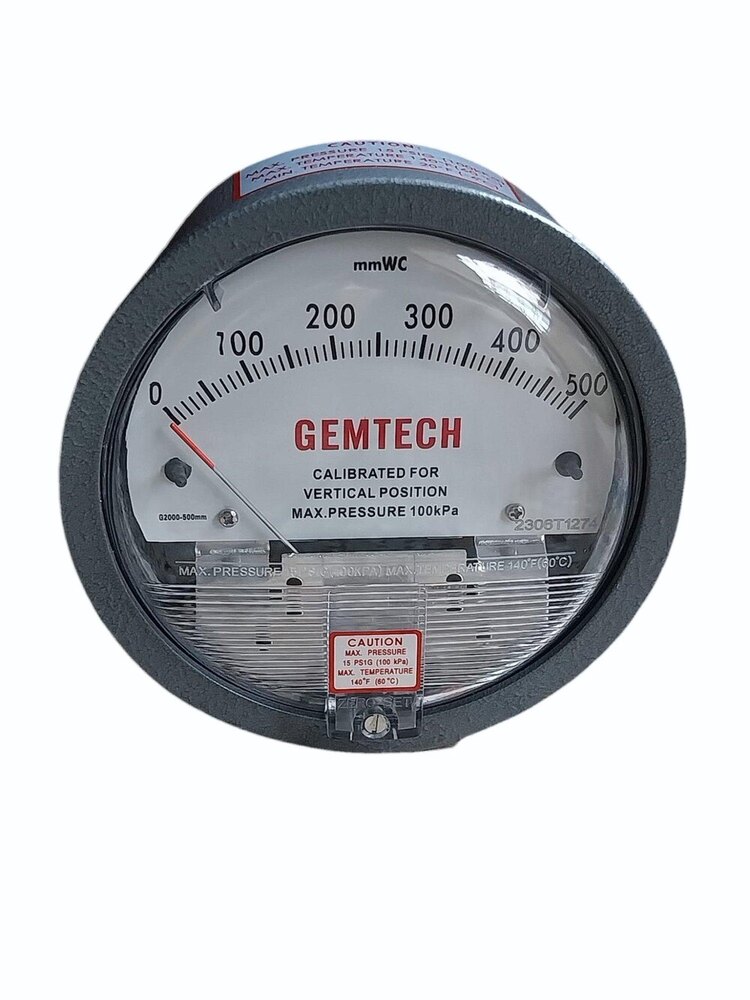 Gemtech Differential Pressure Gauge In Tatisilwai Industrial Area Phase 2 Ranchi