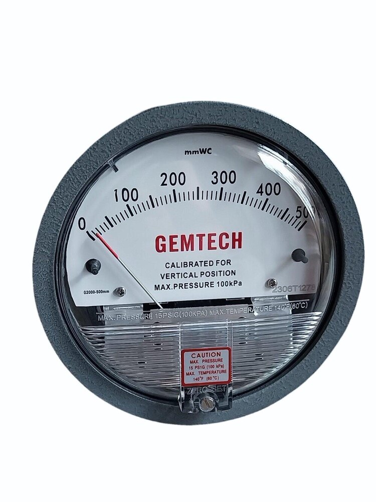 Gemtech Differential Pressure Gauge In Tatisilwai Industrial Area Phase 2 Ranchi