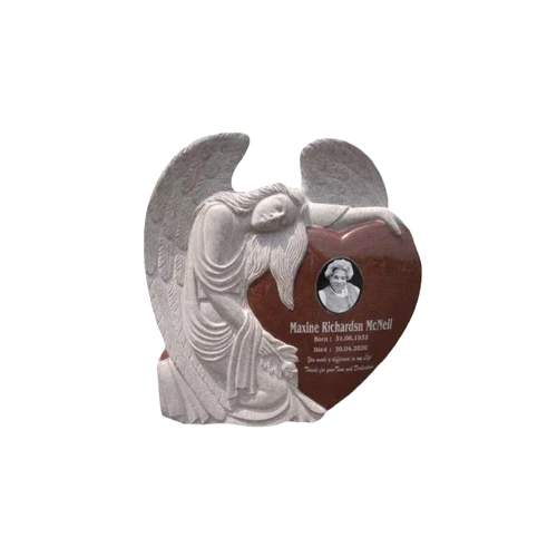 Heart Shape Monument with Angel