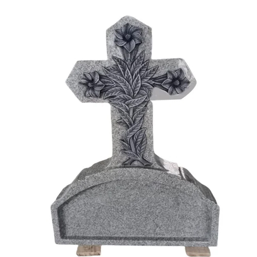 Grey Carved Granite Monument