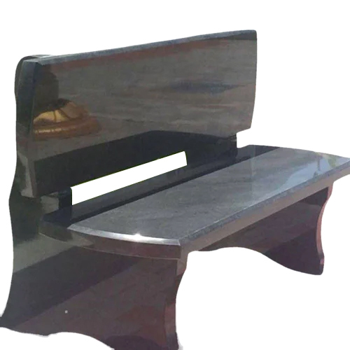 Black Granite Bench