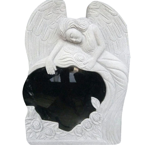 Angel And Heart Headstone