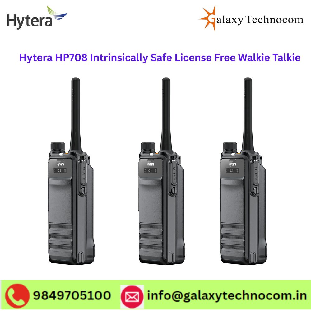Hytera HP708 Intrinsically Safe License Free Walkie Talkie