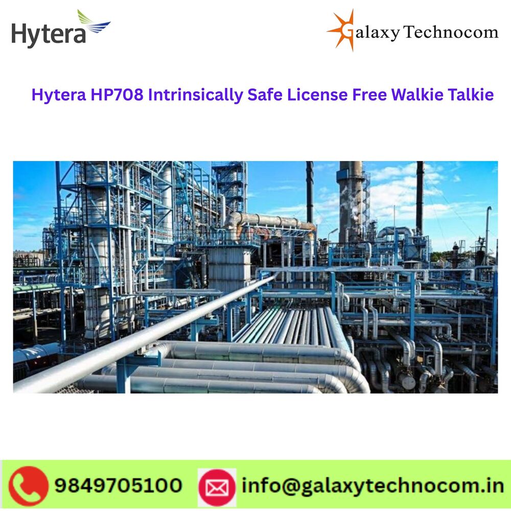 Hytera HP708 Intrinsically Safe License Free Walkie Talkie