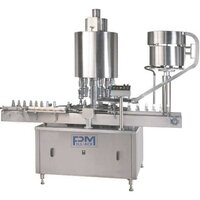 Vial Capping Machine - 80 Pcs/hr, Stainless Steel, 4x4x6 Ft, 2 Hp, 3 Phase, Automatic, Precise Torque Control, High Production Efficiency