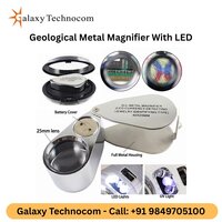 Geological Metal Magnifier With LED 40x25