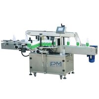 Vial Sticker Labelling Machine - Stainless Steel, 6x4x3 ft | 80 Pcs/hr Capacity, PLC Control, Low Noise, Touch Screen, High Efficiency
