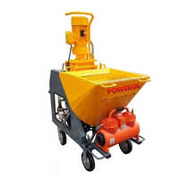 Powerol Plastering Machine - Mild Steel, 220v | Paint-coated Surface, Plc Control, Corrosion Resistance, 1-year Warranty
