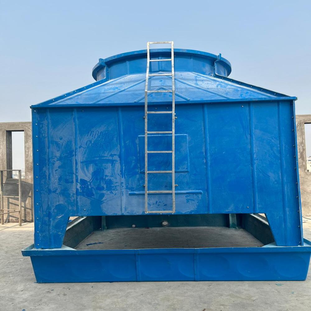 Frp Cooling Tower - Industrial Standard Size, Blue Frp Material | Efficient Heat Dissipation With 1-year Warranty