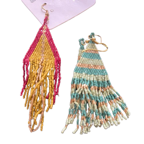 Beaded Hand Made Earrings