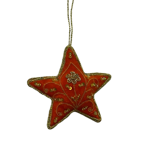 Customized Handmade Zari Christmas Ornaments