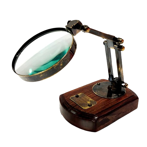 Antique Brass Magnifying Glass - Color: Various Available