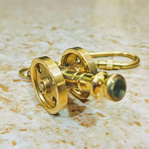 Brass Nautical Key Chain - Color: Various Available