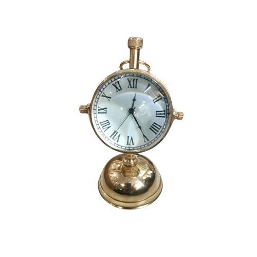 Brass Table Clock - Color: Various Available