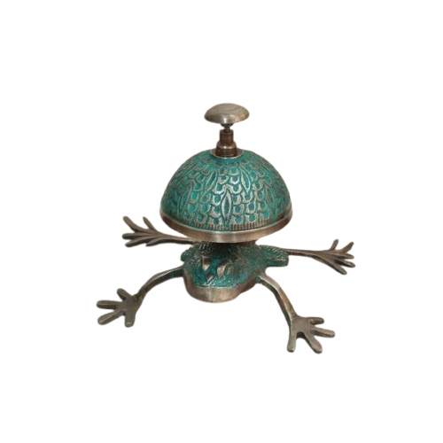 Nautical Brass Frog Desk Bell