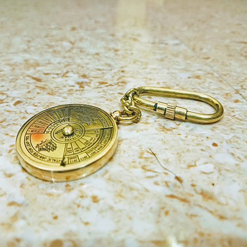 Vintage Style Brass Golden Key-chain