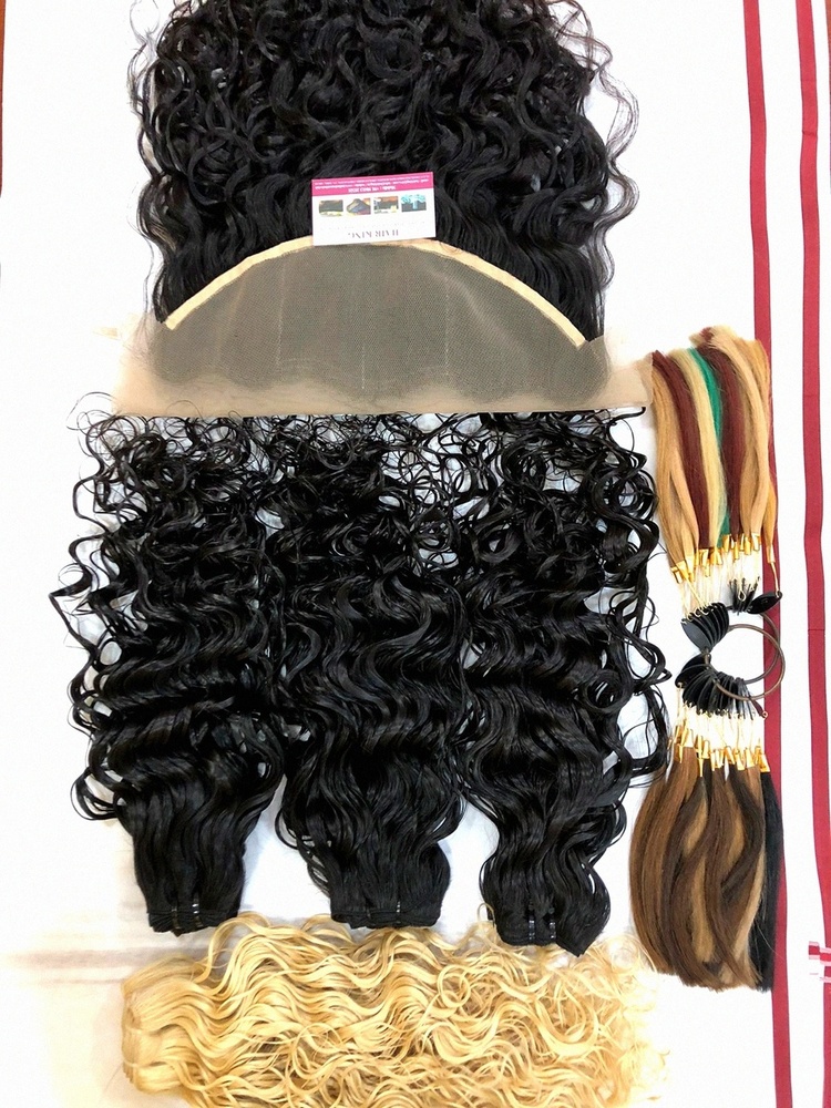 RAW NATURAL BOUNCY CURLY HAIR IN CHENAI
