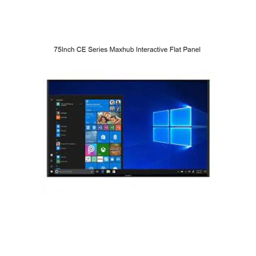 75 Inch Ce Series Maxhub Interactive Flat Panel - Color: Black