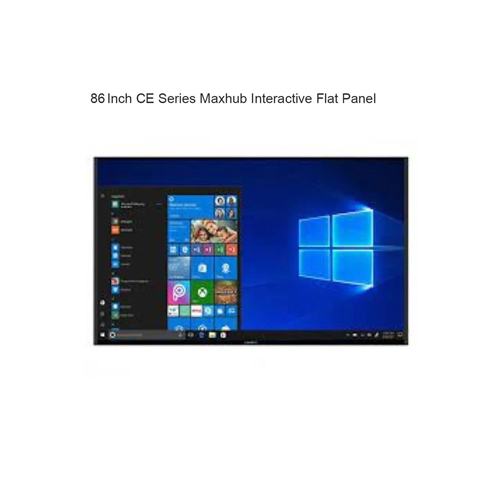 86 Inch Ce Series Maxhub Interactive Flat Panel - Color: Black