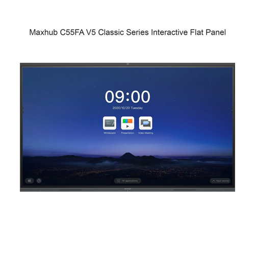 Maxhub C55fa V5 Classic Series Interactive Flat Panel - Color: Black
