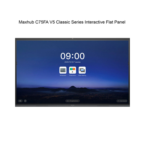 Maxhub C75Fa V5 Classic Series Interactive Flat Panel - Color: Black