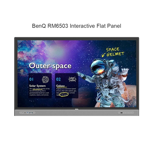 Benq Rm6503 Interactive Flat Panel - Color: Black