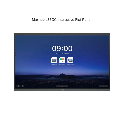 Maxhub L65Cc Interactive Flat Panel - Color: Black