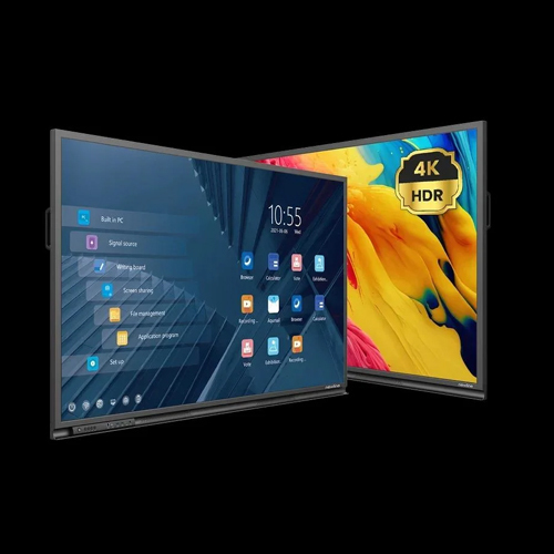 75 Inch Q Pro Series Interactive Panel - Color: Black