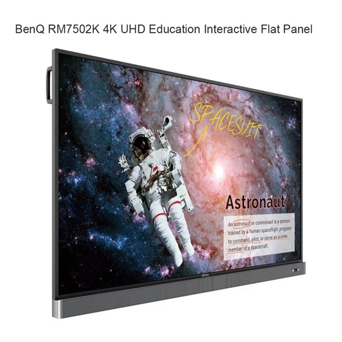Benq Re7503 4K Uhd Education Interactive Flat Panel - Color: Black