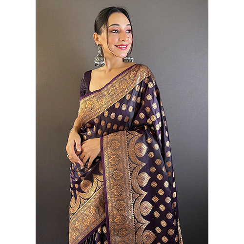 Banarasi Katan Satin Silk Saree