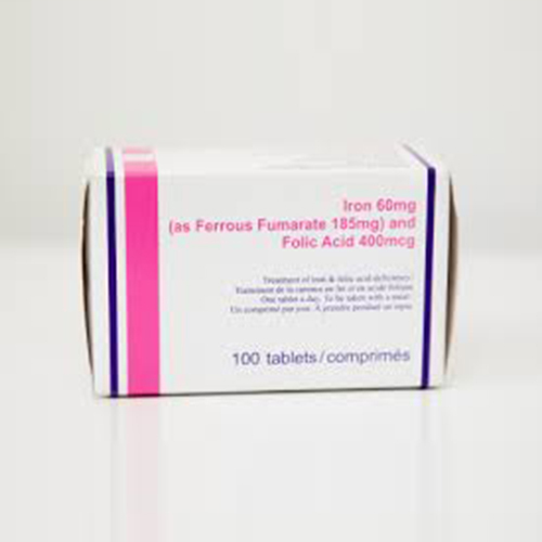 Iron Plus Folic Acid Tablets 60mg
